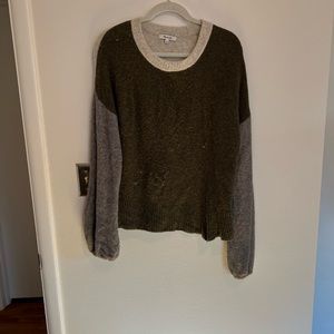 Madewell color block sweater